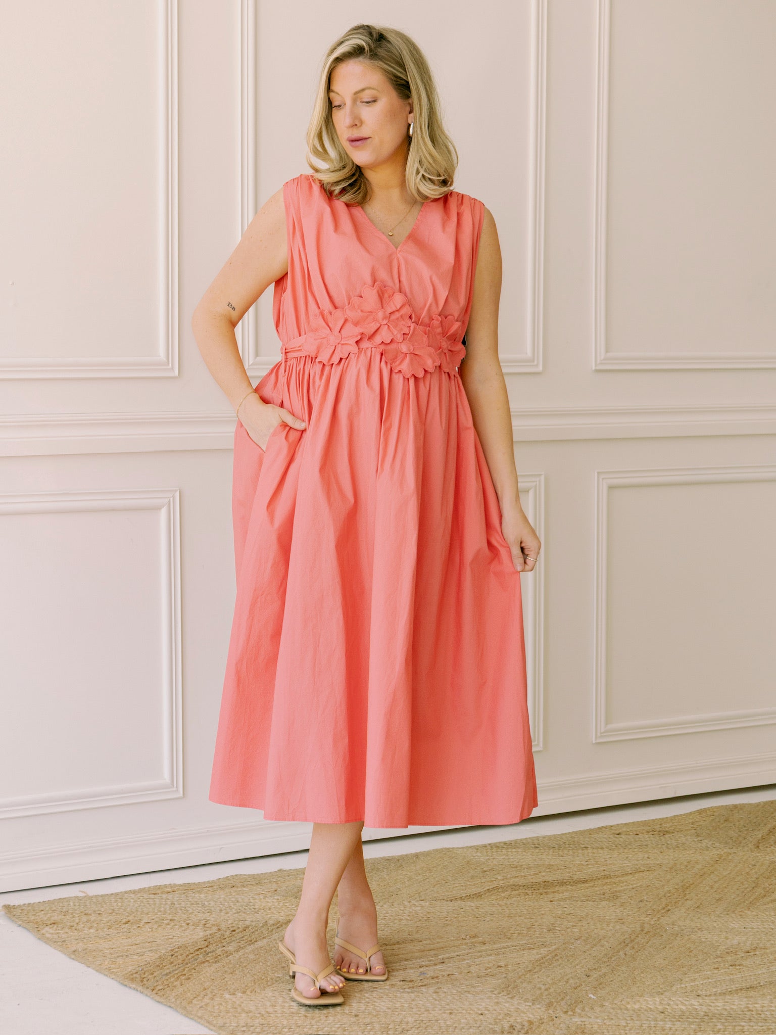 Lucy Paris Ilona Dress - Coral