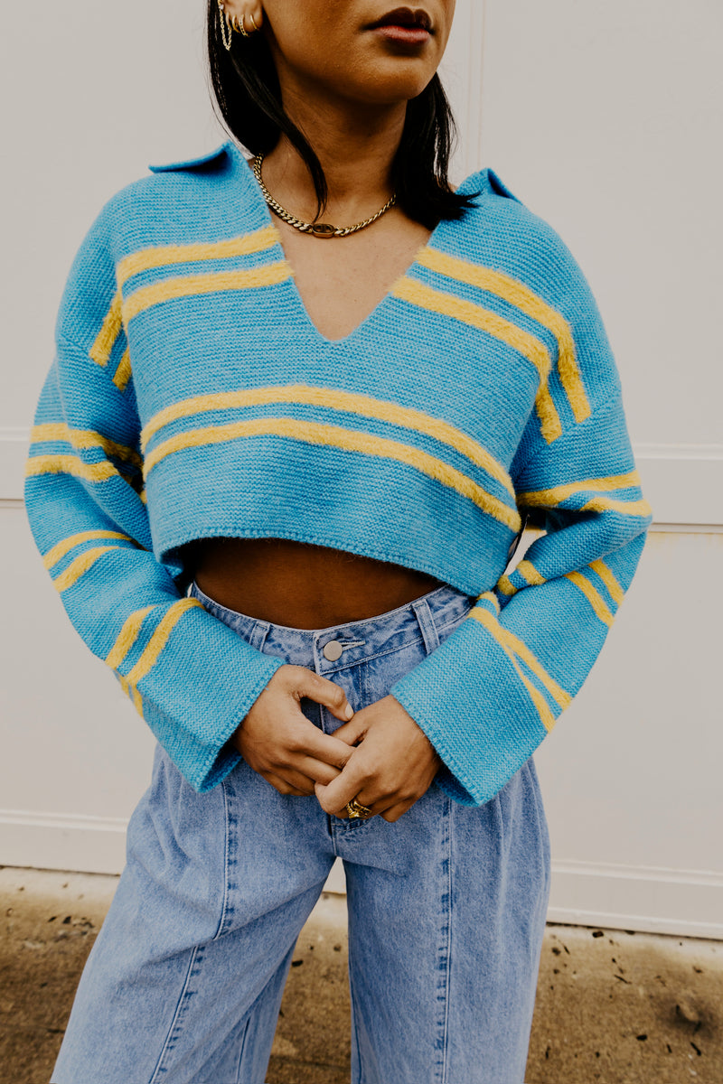 Academy Girl Crop Sweater