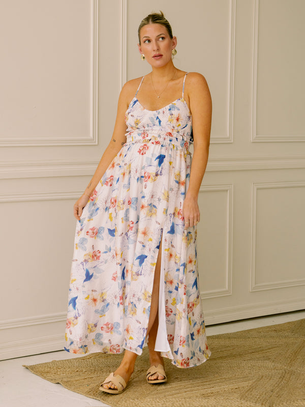 Meet Me in Santorini Petal Reverie Maxi Dress