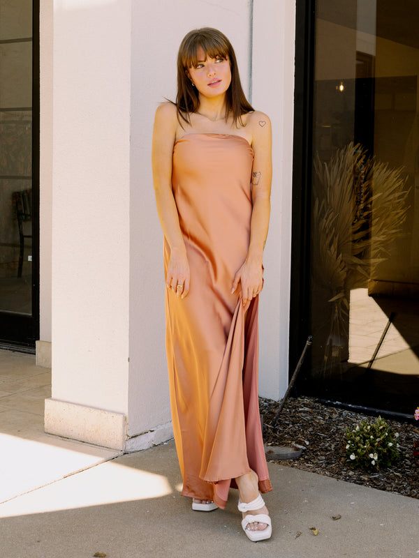 Sienna Rose Slip Maxi Dress