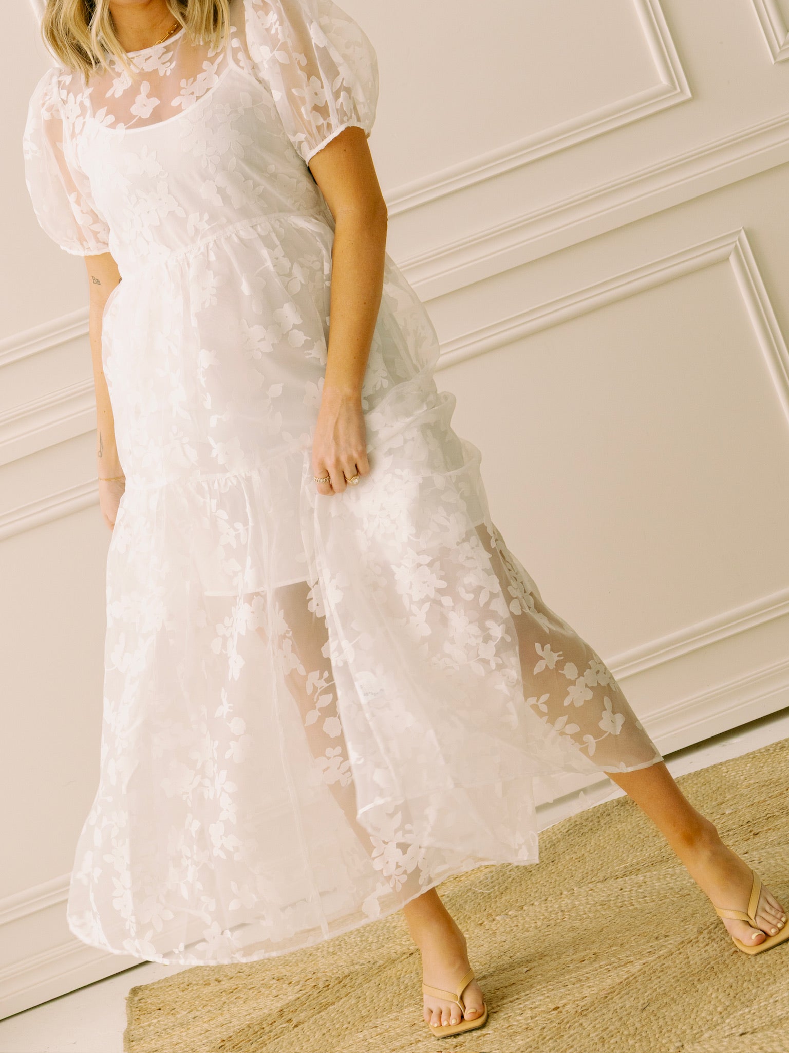 dRA Aria Ivory Floral Dress