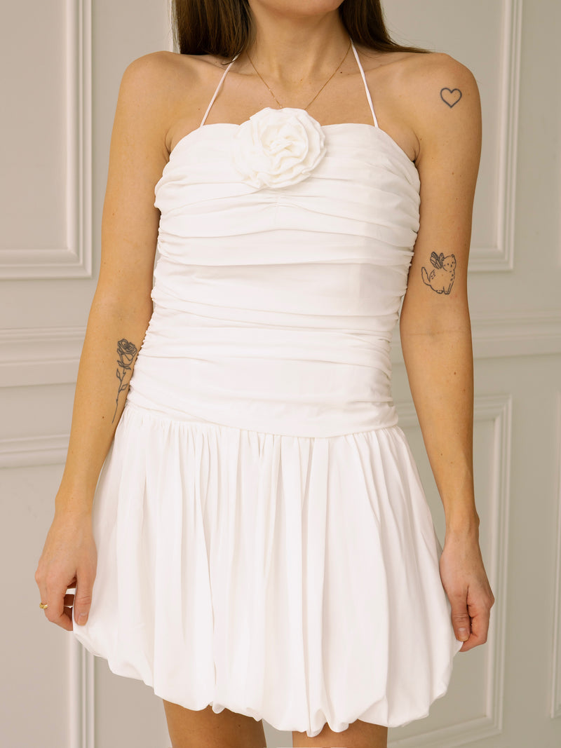 Lucy Paris Faye Mini Dress - White