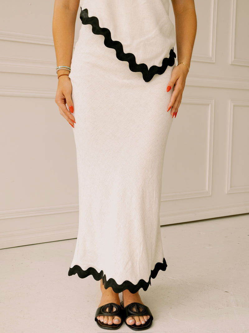 Vacay Vibes Midi Skirt
