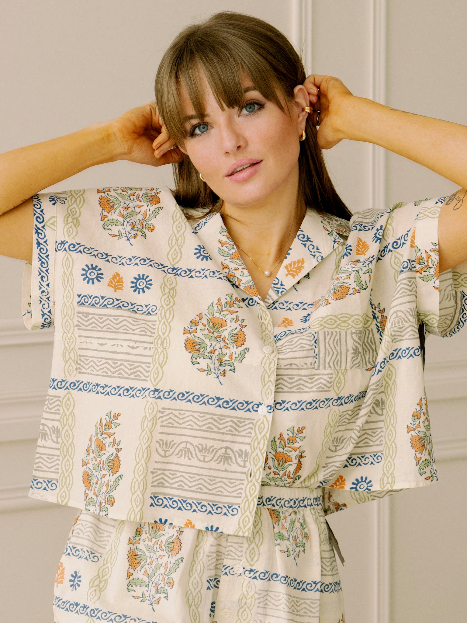 dRA Aline Top in Desert Tile