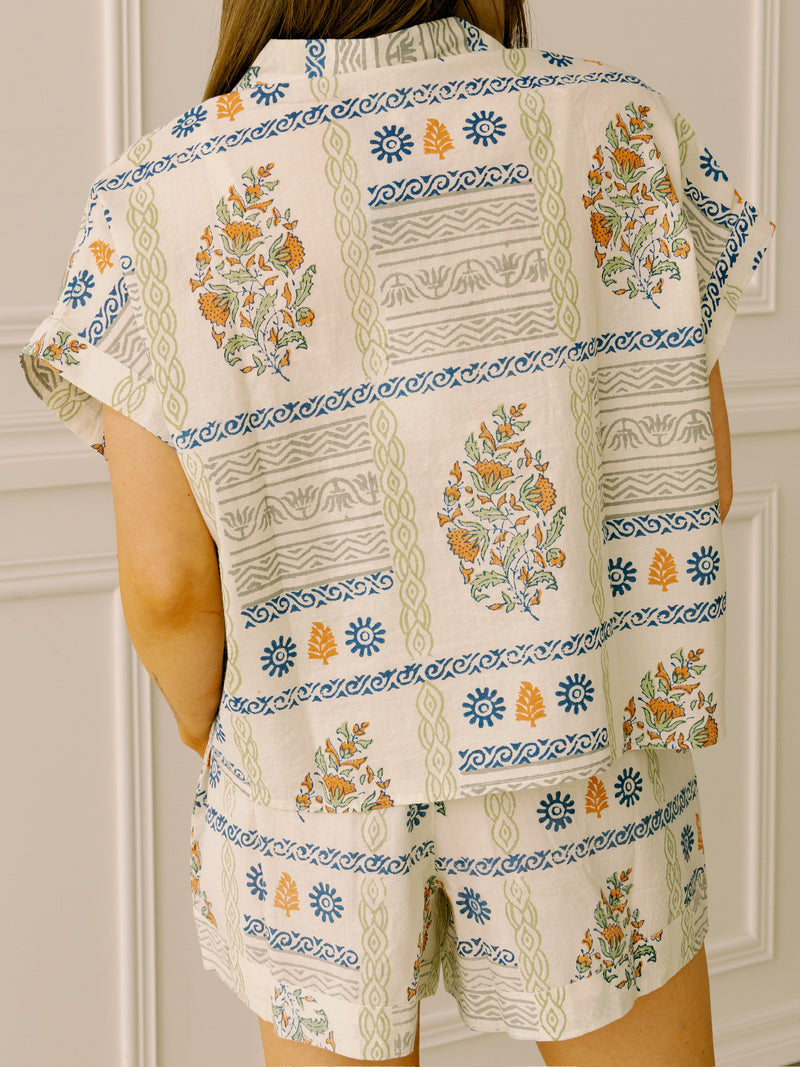 dRA Aline Top in Desert Tile