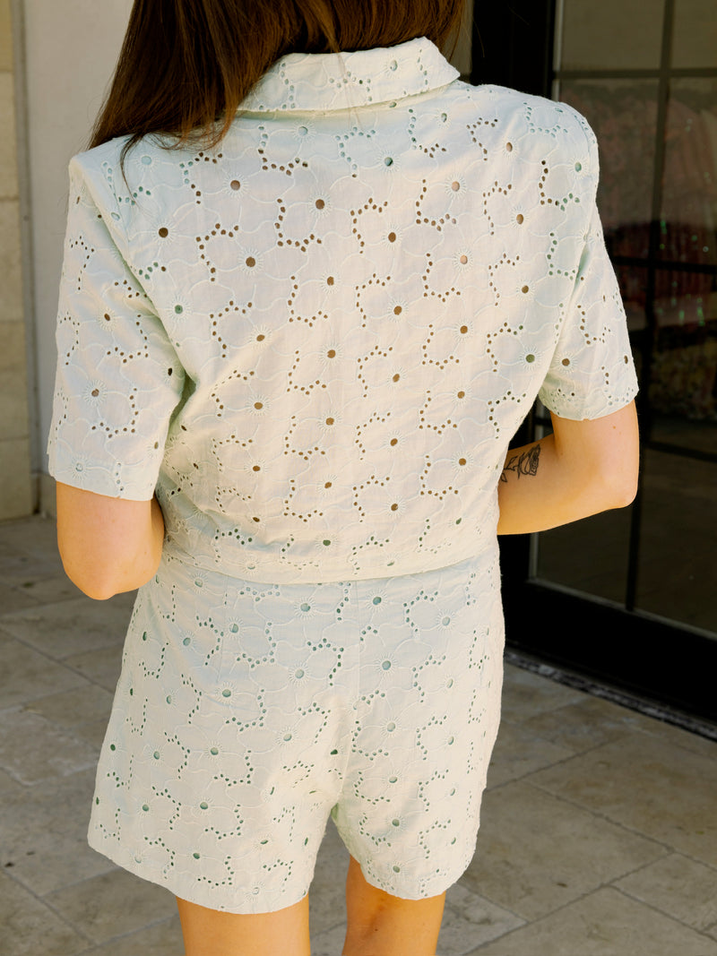 Mint Eyelet Set