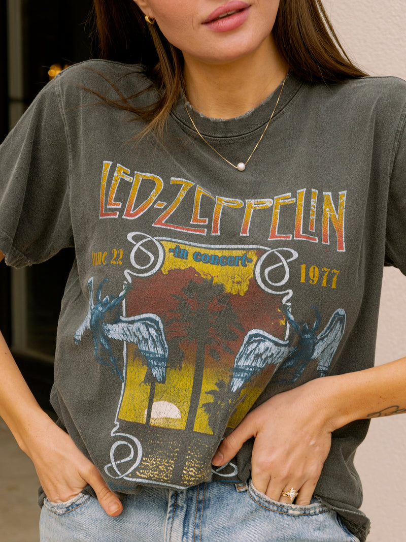 Led Zeppelin Inglewood Sunkissed Gray Tee