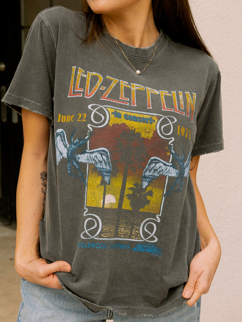 Led Zeppelin Inglewood Sunkissed Gray Tee