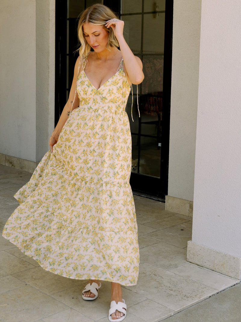 Yellow Field of Roses Midi