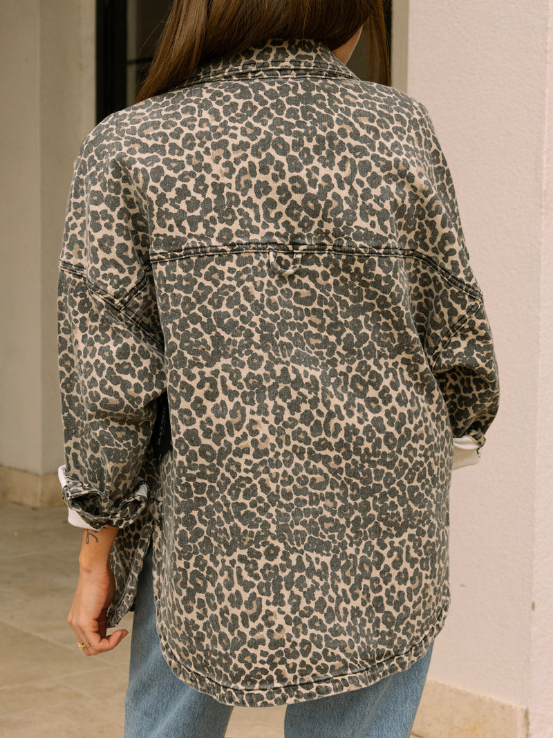 Morgan Leopard Jacket