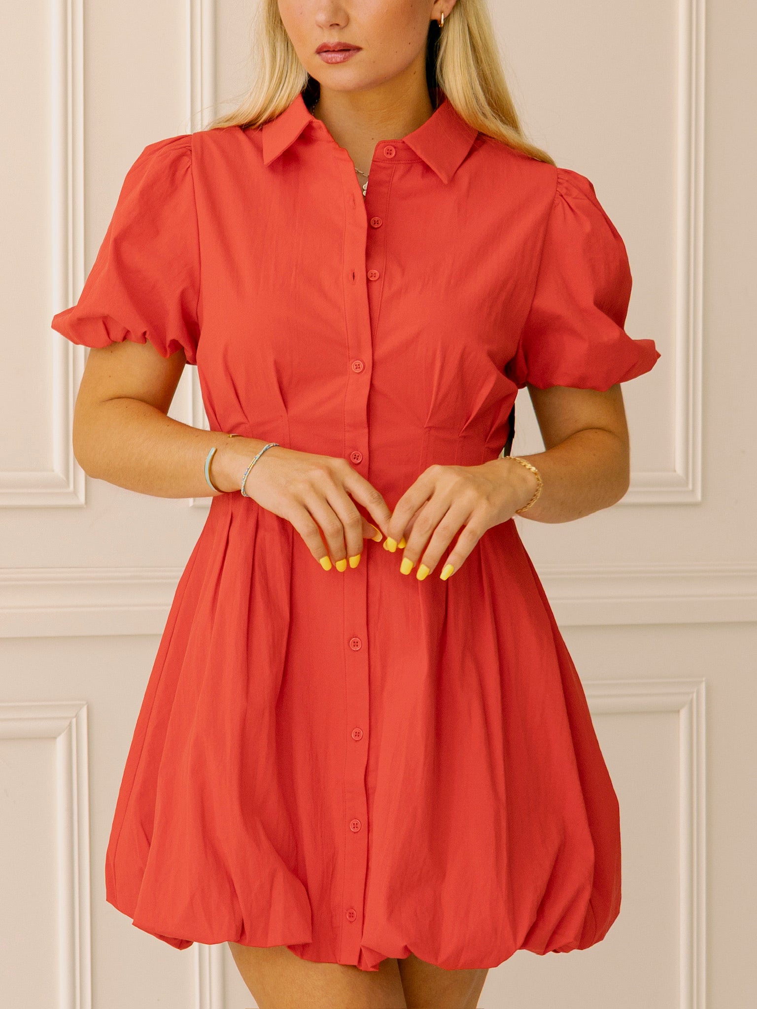 Piper Puff Sleeve Mini Dress