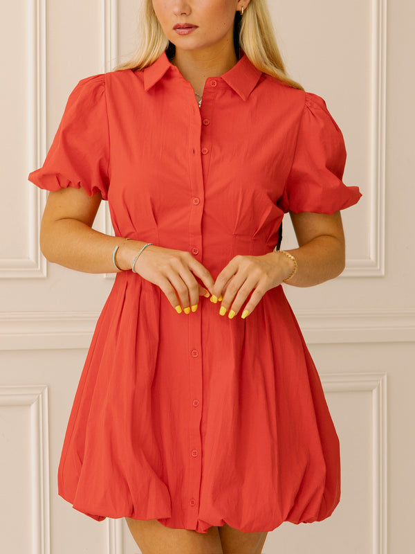 Piper Puff Sleeve Mini Dress