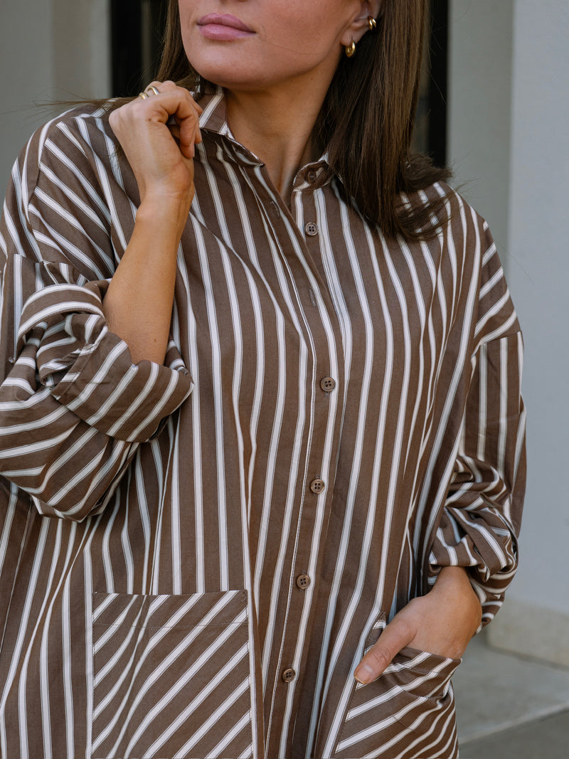 Bailey Brown Button Down Dress