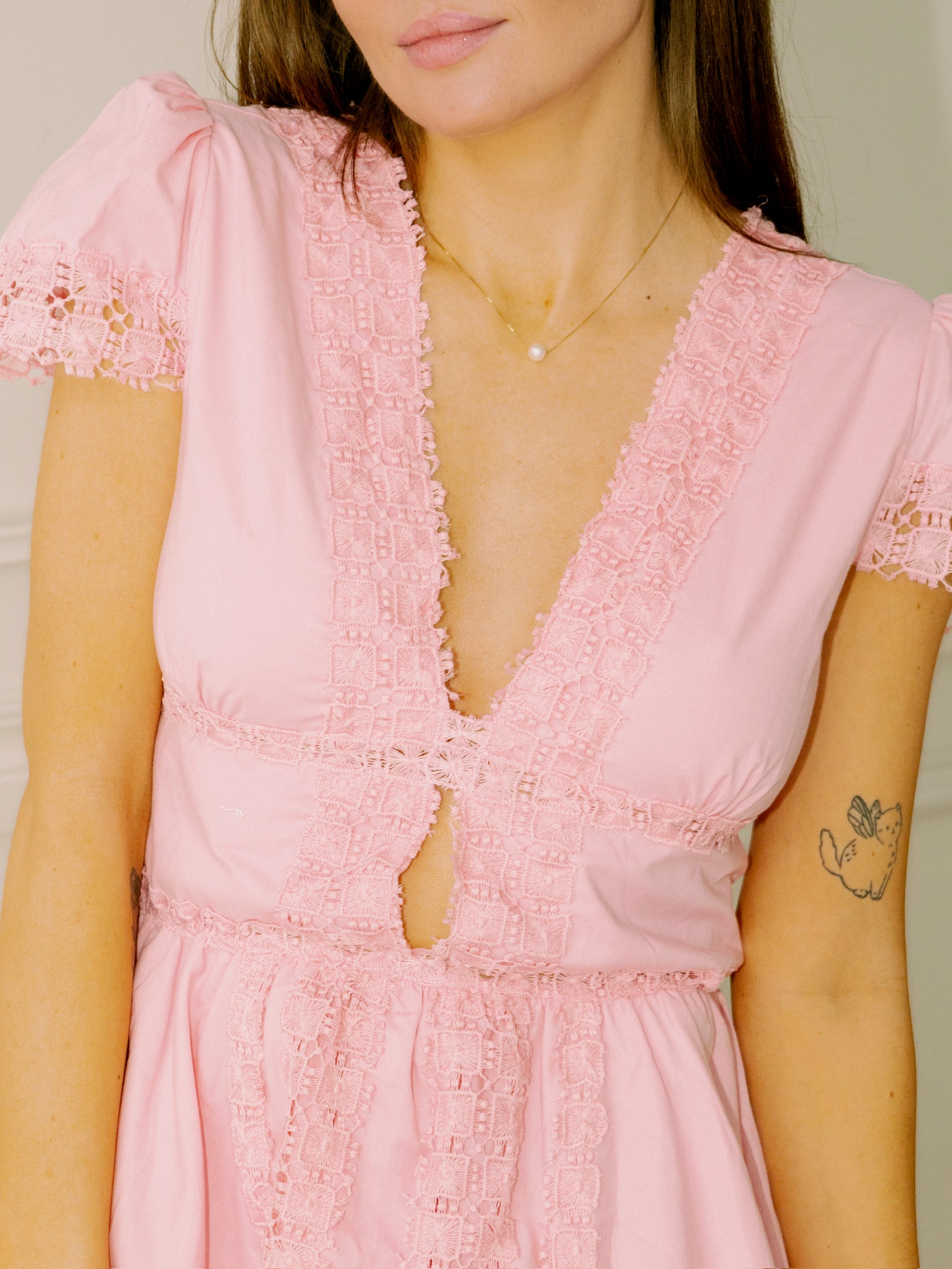 Peixoto Piper Pink Mini Dress