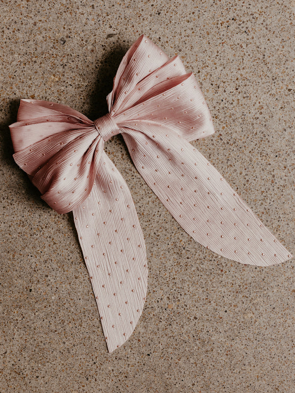 Gold Studded Bow