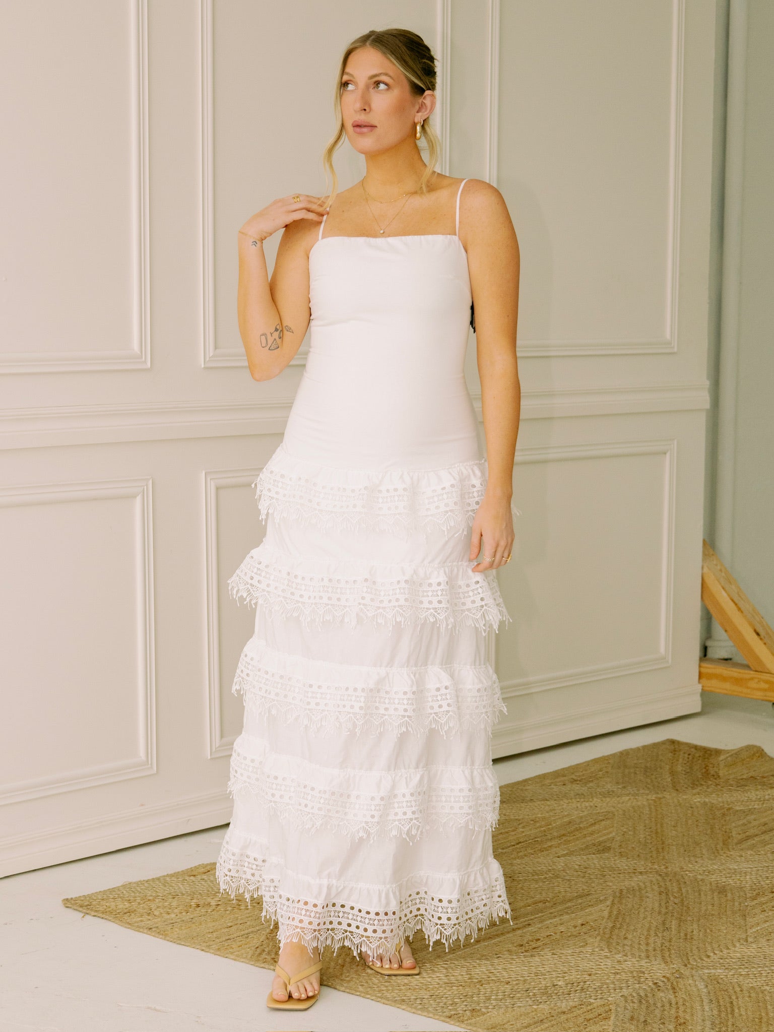Peixoto Tessa Maxi Dress in White