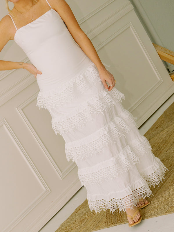 Peixoto Tessa Maxi Dress in White