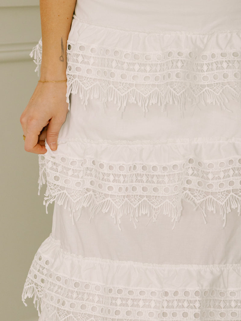 Peixoto Tessa Maxi Dress in White