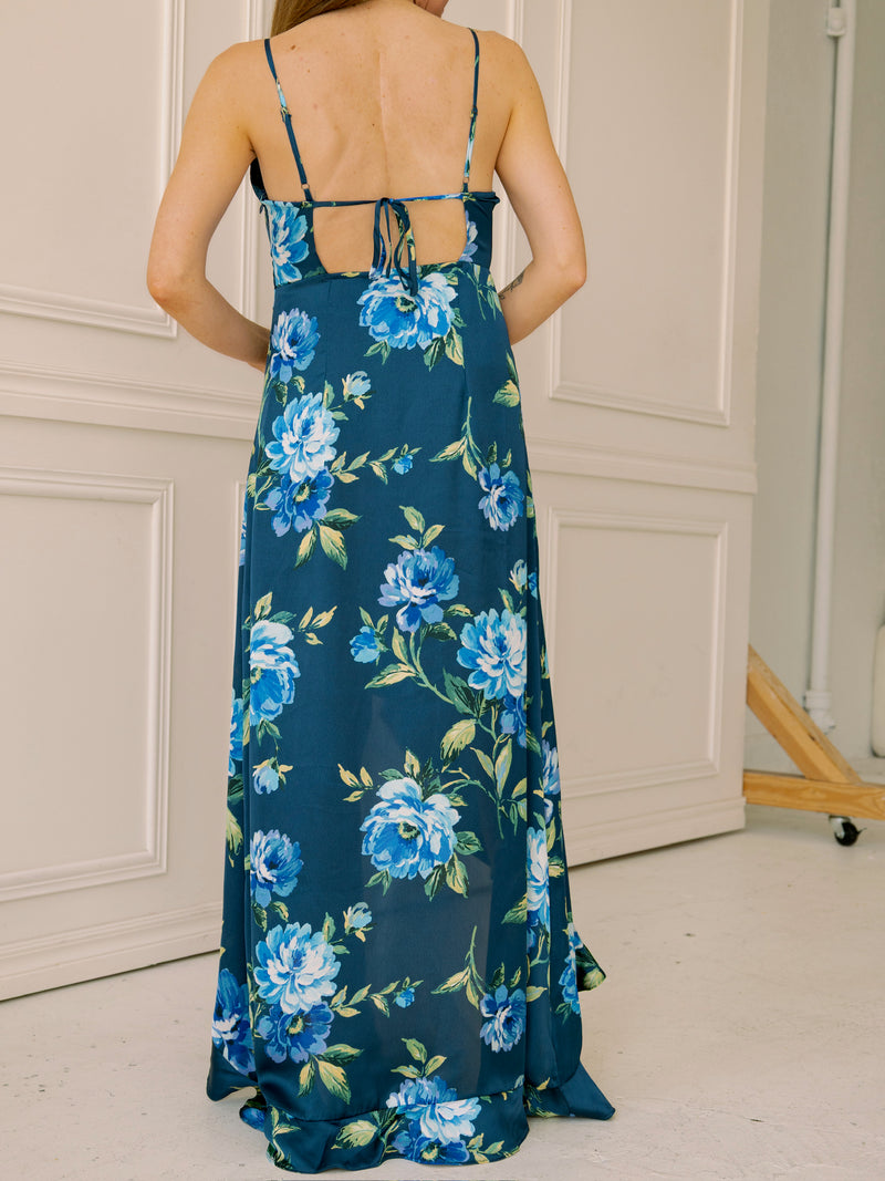 Summer Soiree Satin Dress