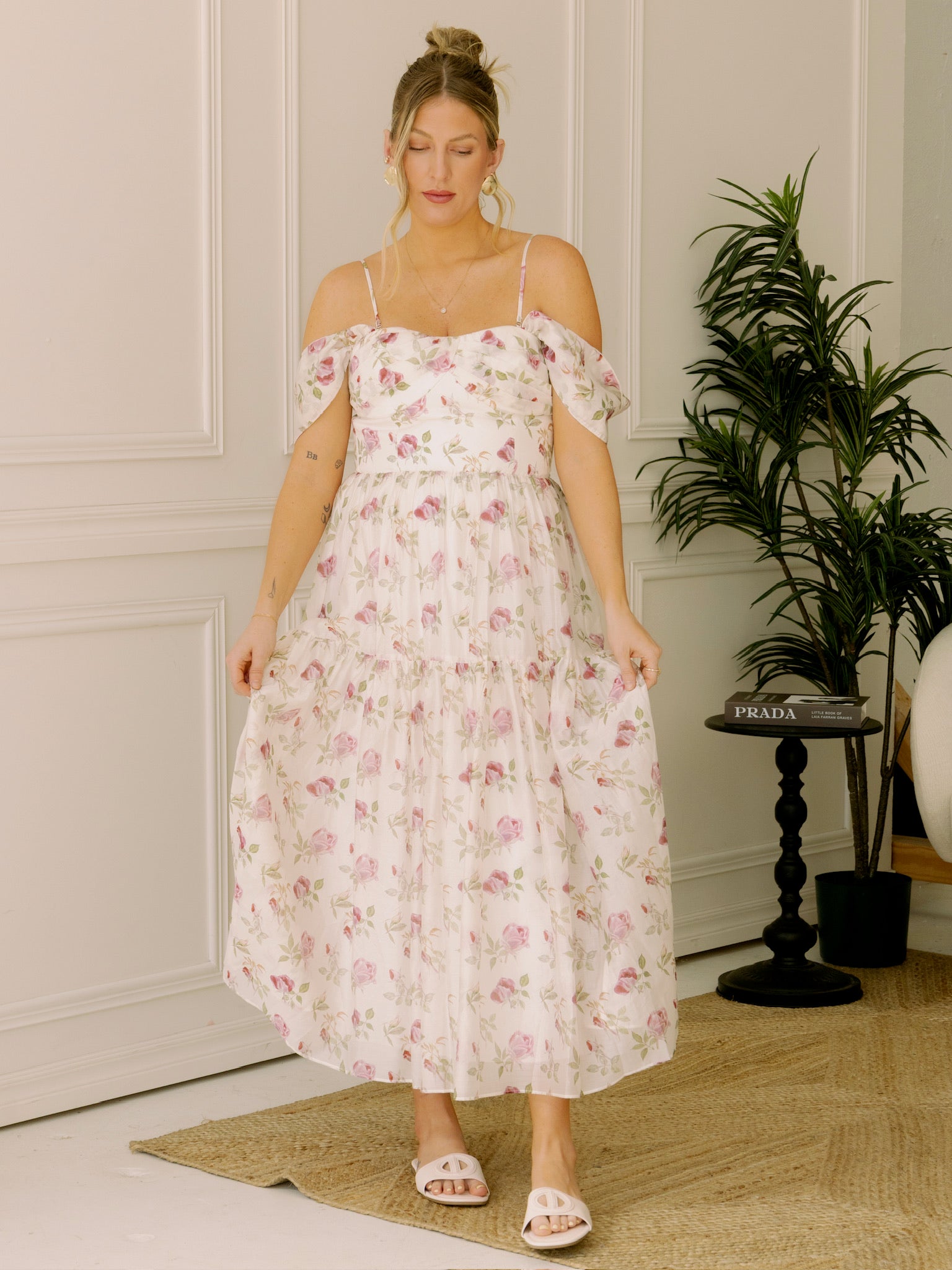 Lucy Paris Catarina Off the Shoulder Dress