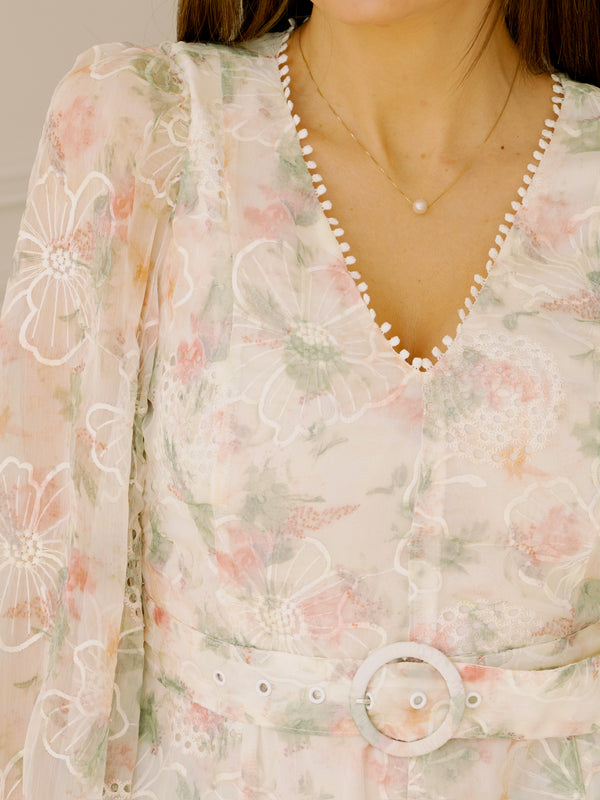 Lucy Paris Haisley Floral Mini Dress