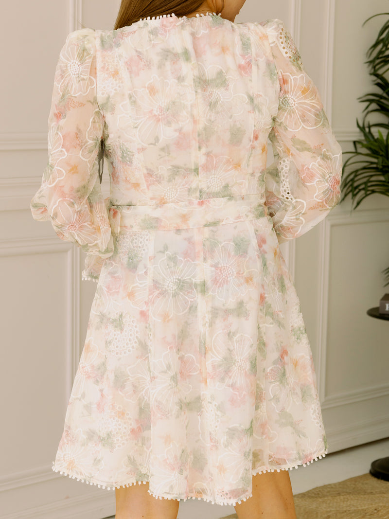 Lucy Paris Haisley Floral Mini Dress
