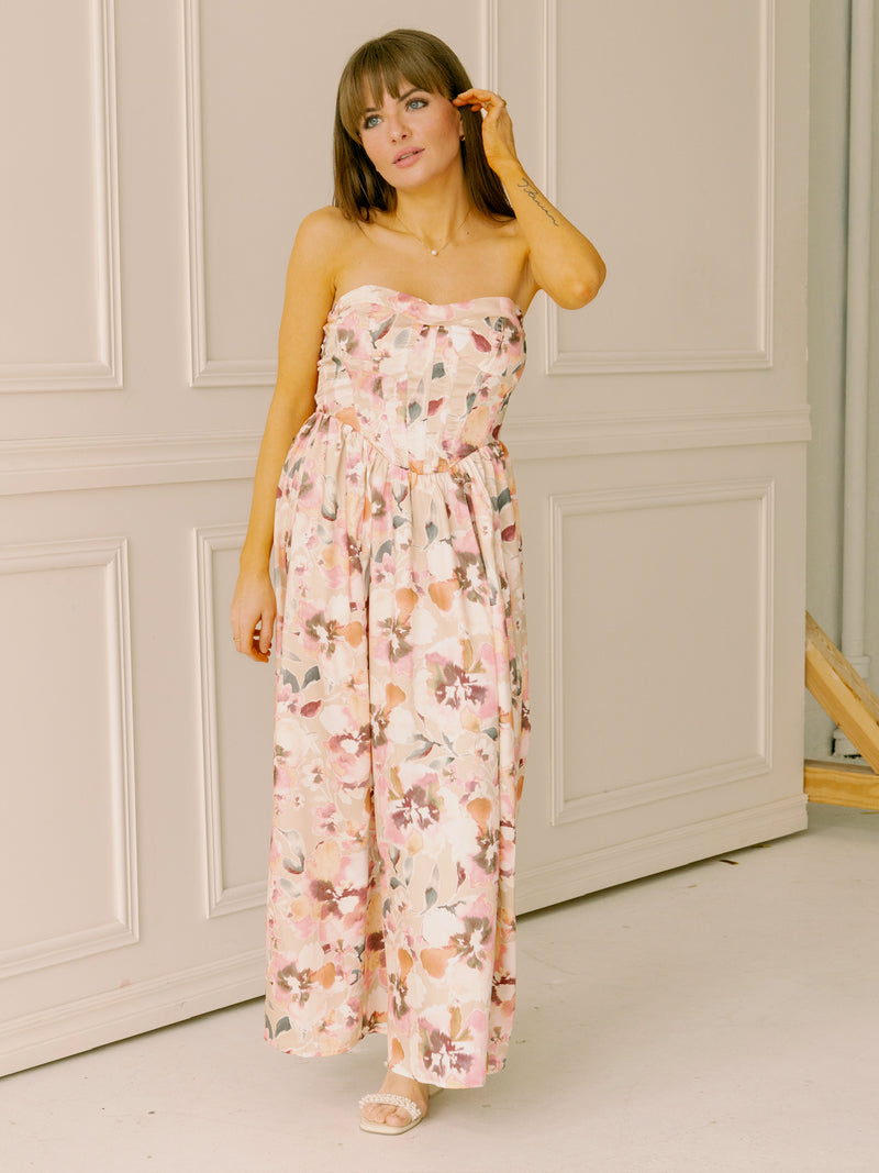 dRA Clare Dress in Pink Floral