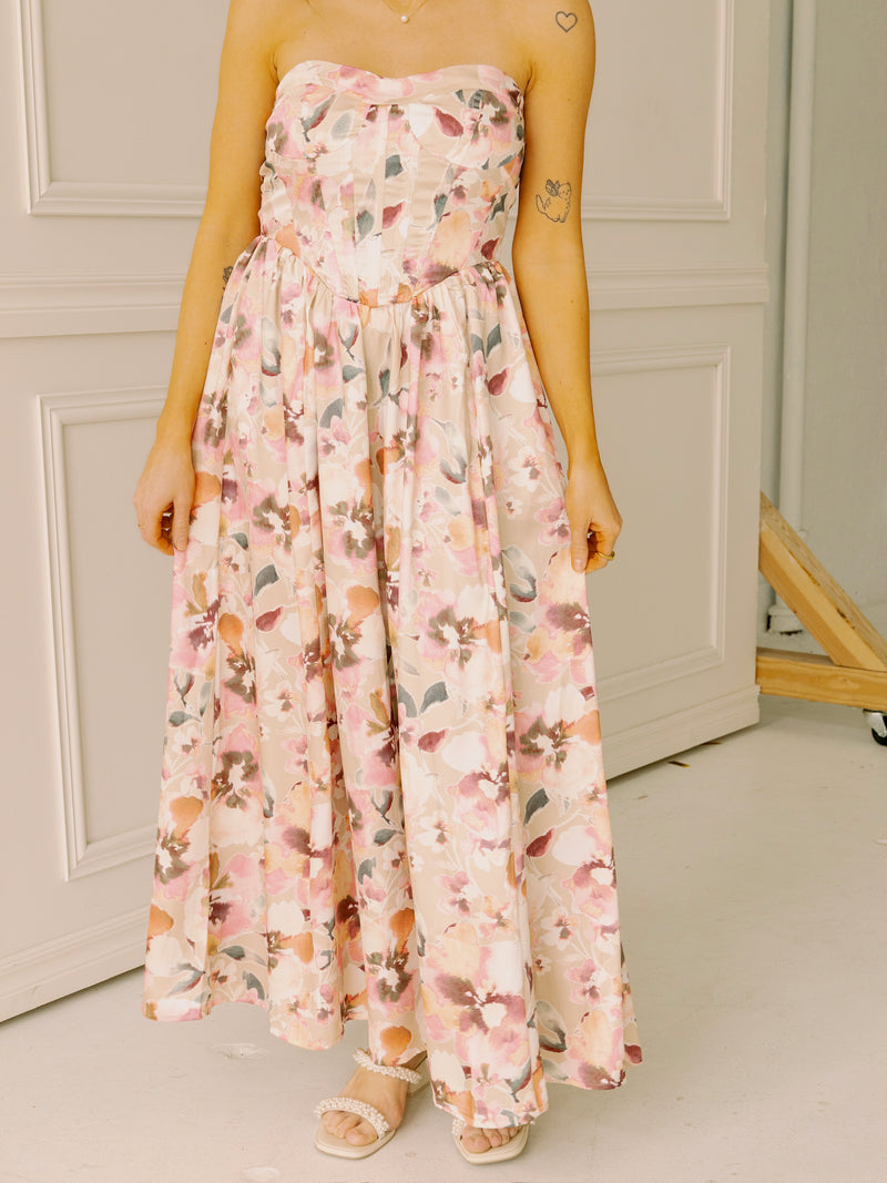 dRA Clare Dress in Pink Floral