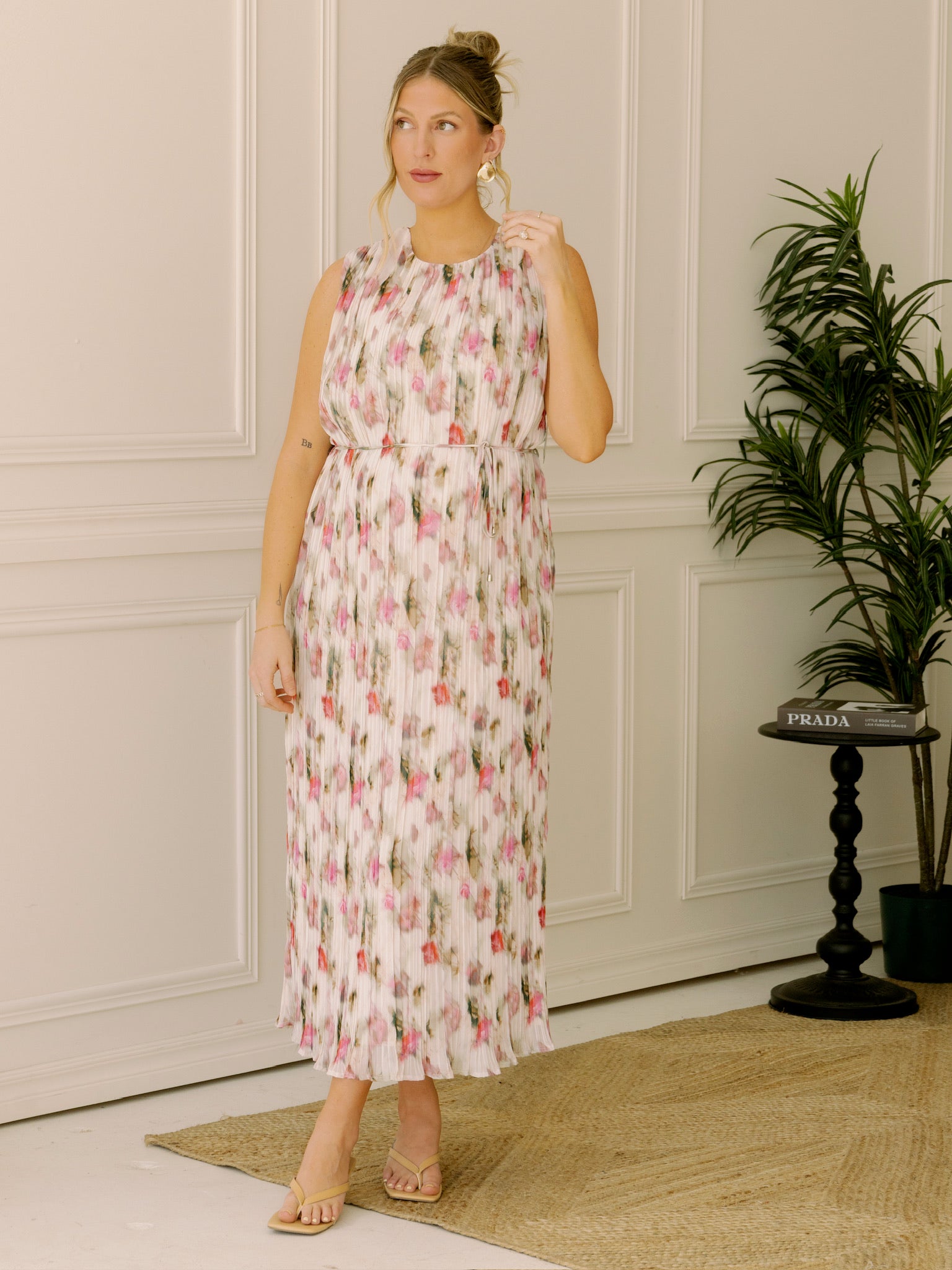 Lucy Paris Augusta Floral Midi Dress