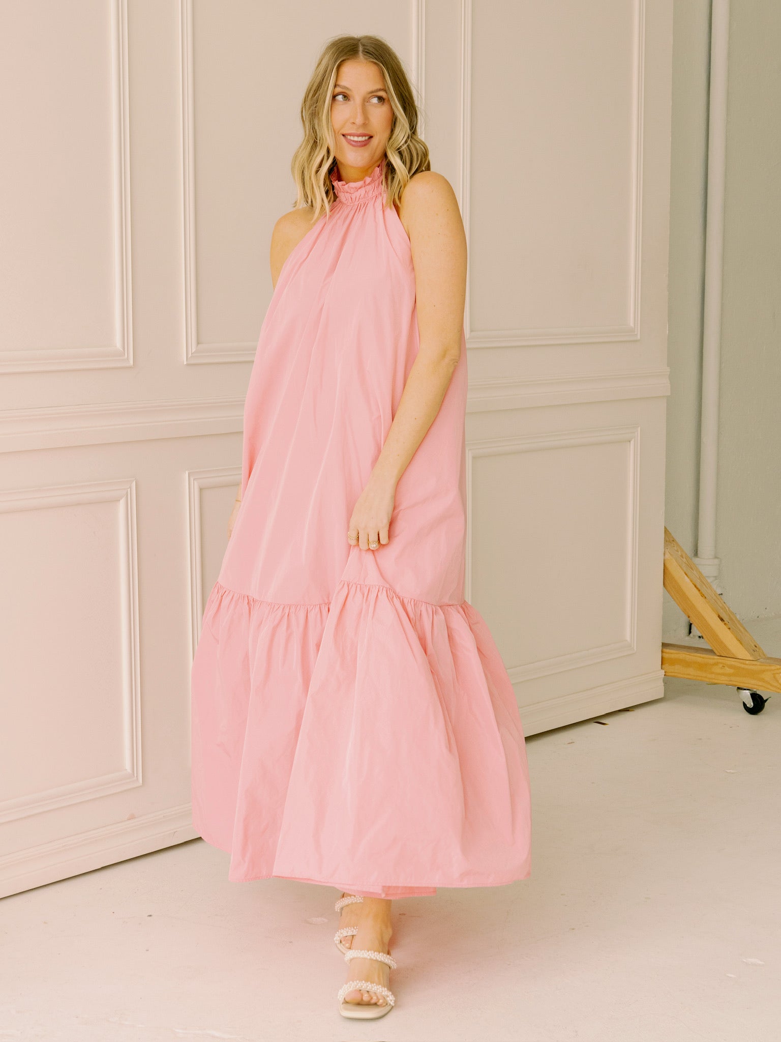 Corey Lynn Calter Avalon Dress in Candy Pink