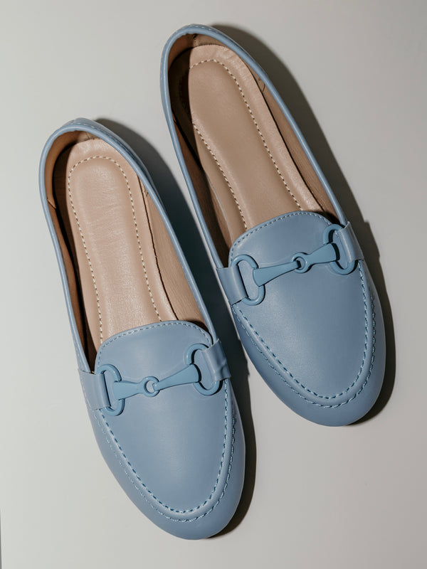 Baby Blue Loafers