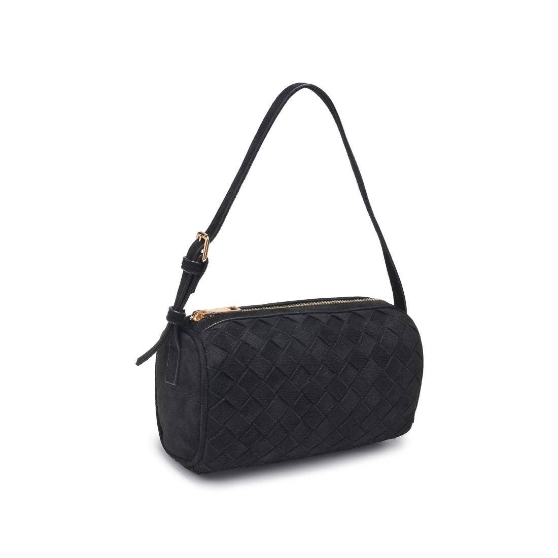 Rose Shoulder Bag: Black