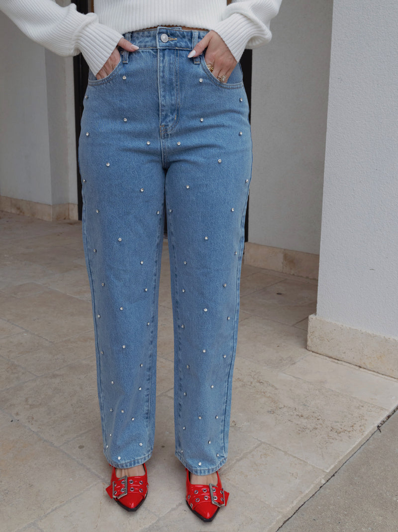 Endless Rose Studded Denim