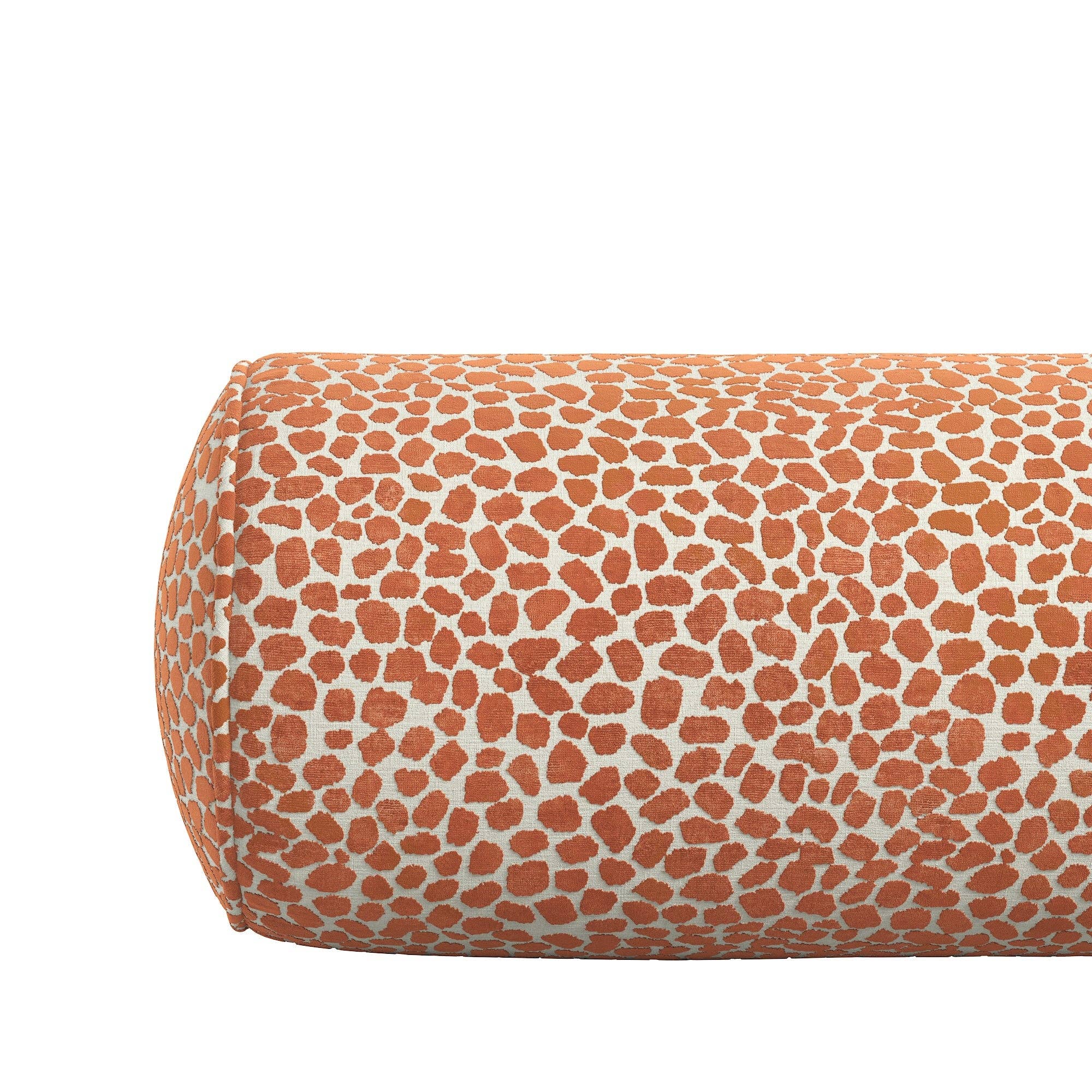 Oakham Bolster Pillow Red  9" x 36"