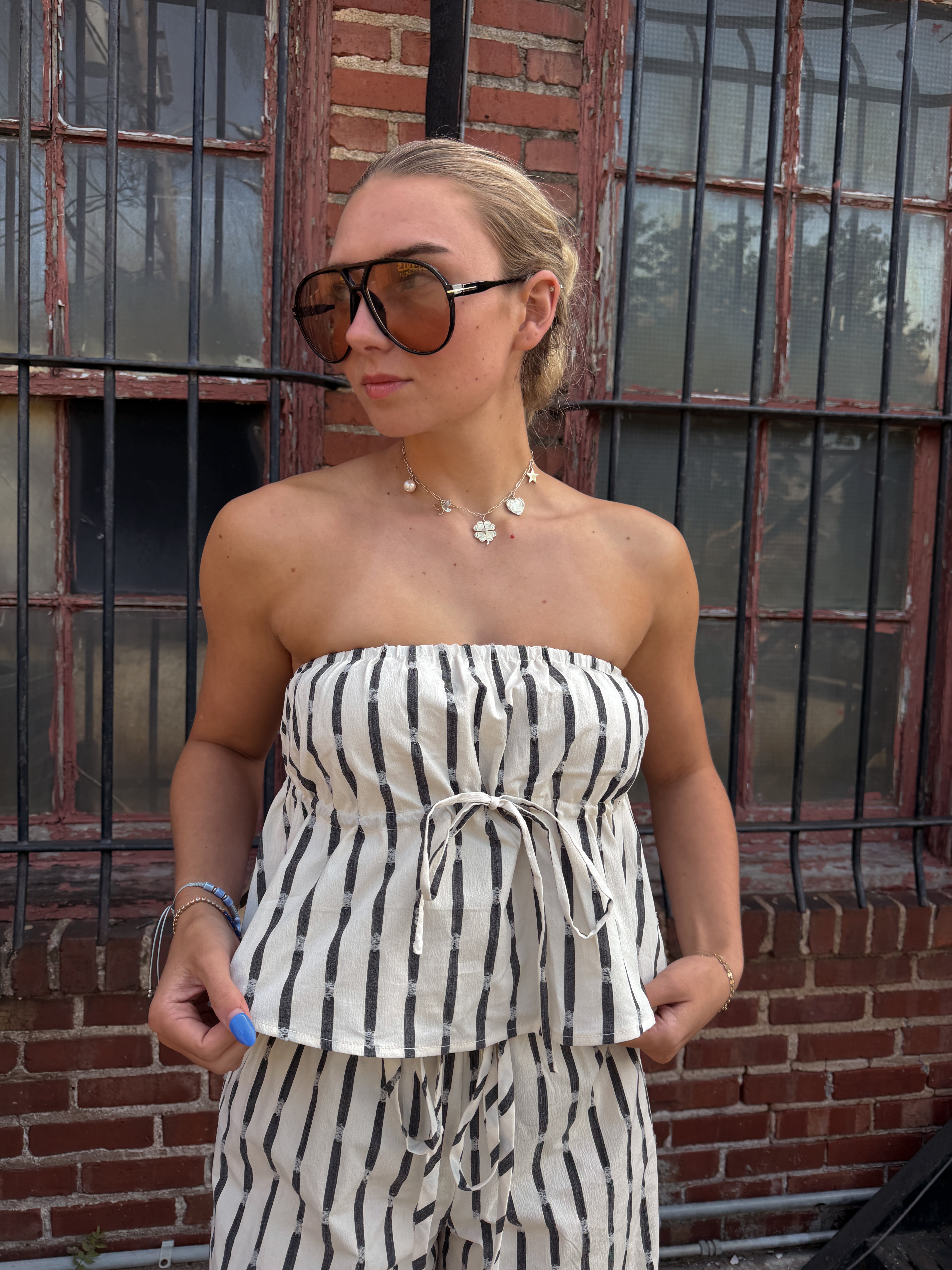 Saturday Stripe Top
