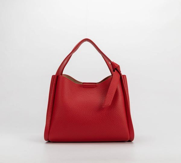 Melie Bianco Felicity Red Recycled Vegan Top Handle Bag