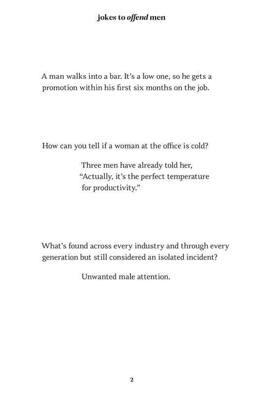 Jokes to Offend Men by Allison  Kelley: Hardcover; 176 pages / English