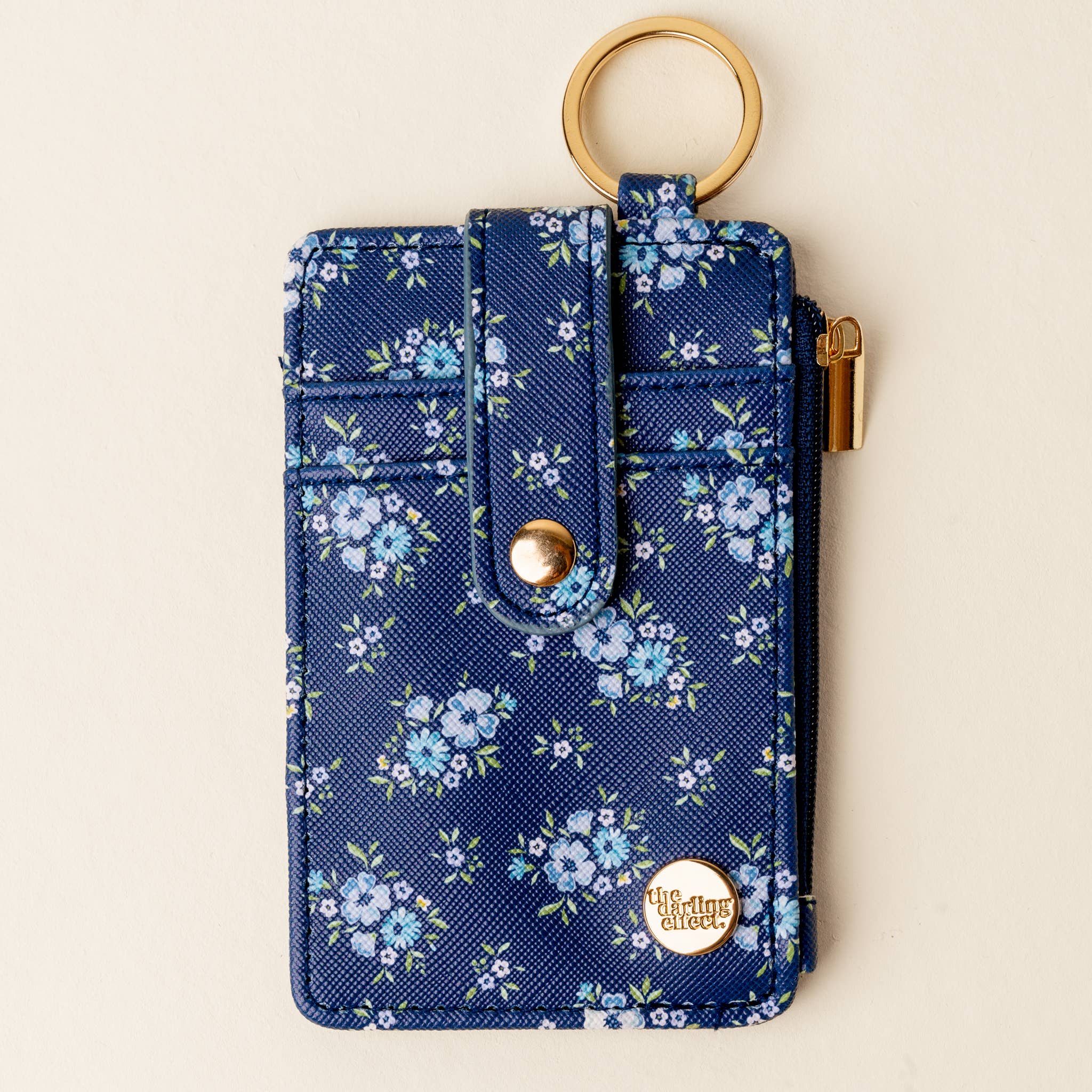 Keychain Wallet-Endless Daydream Navy