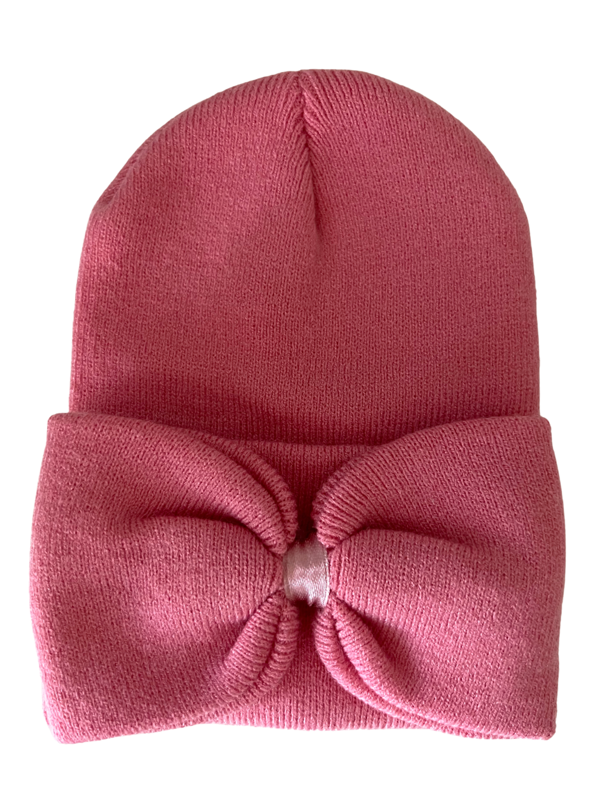 Baby's First Hat Pink Punch Bow