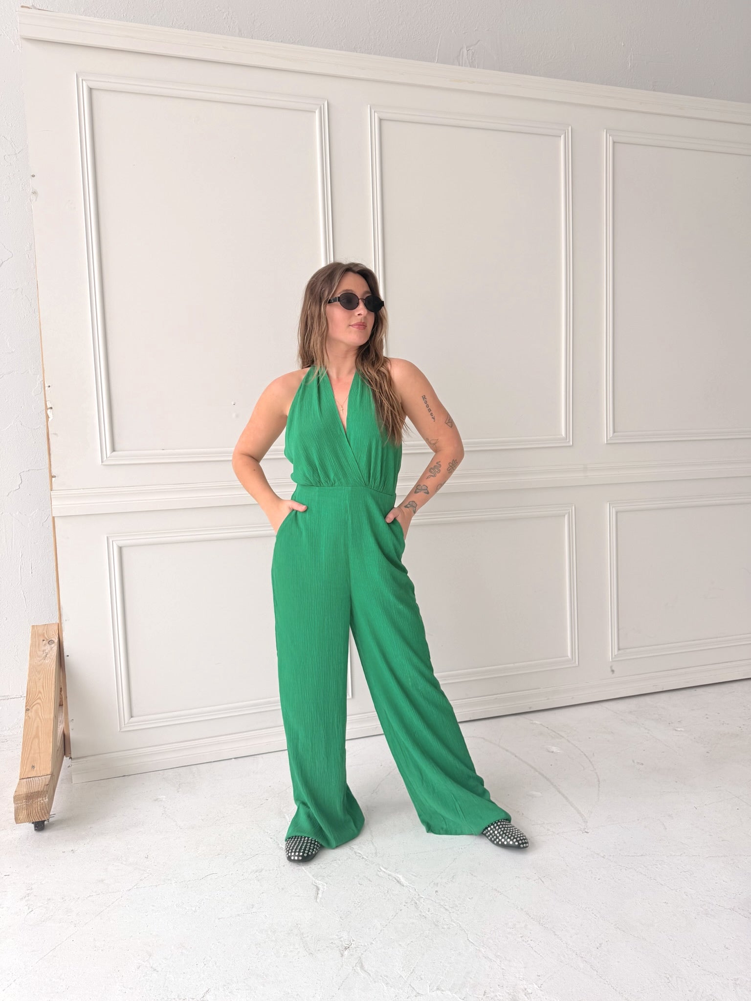 Frnch Milagres Jumpsuit in Vert