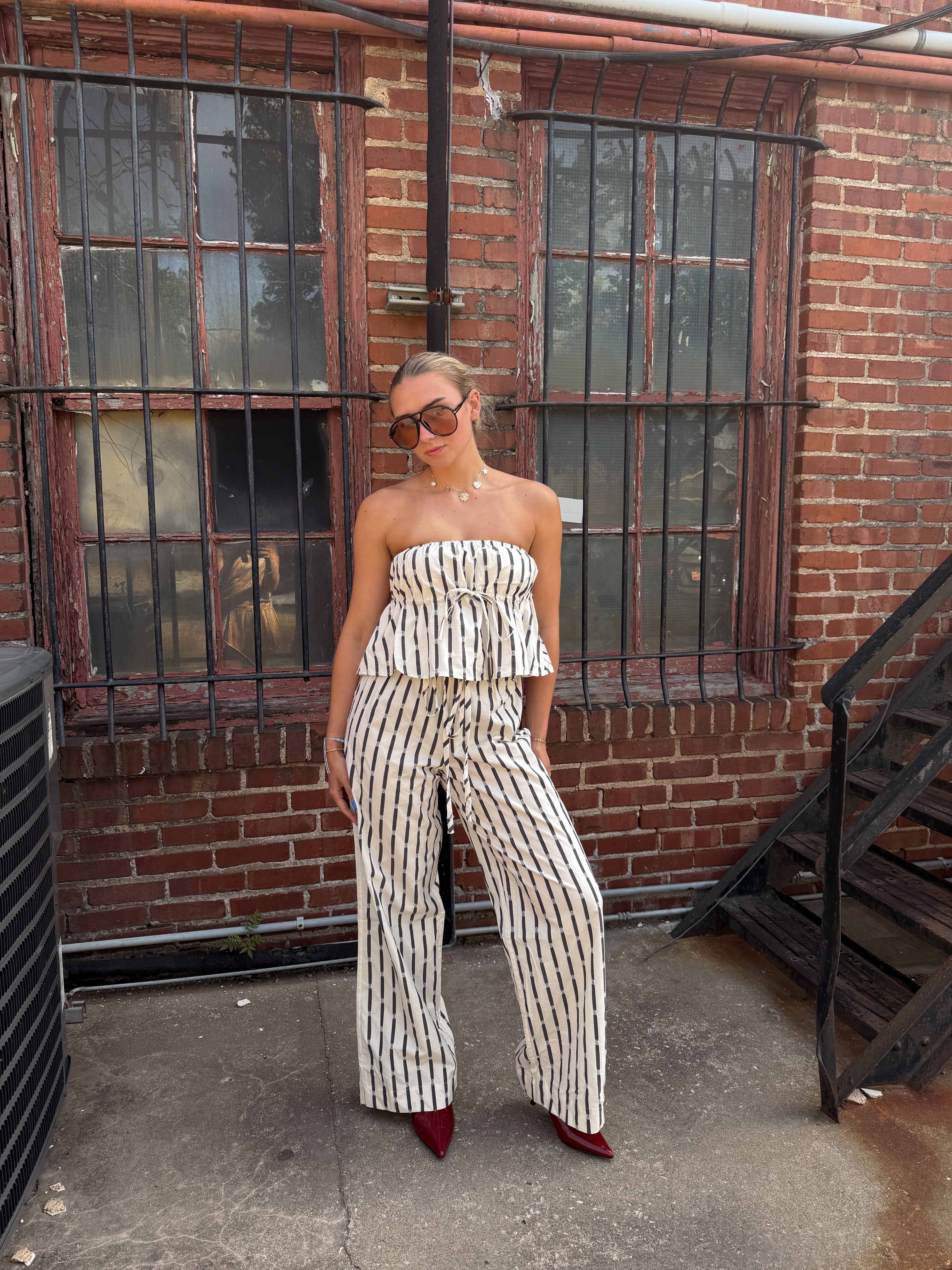 Saturday Stripe Top