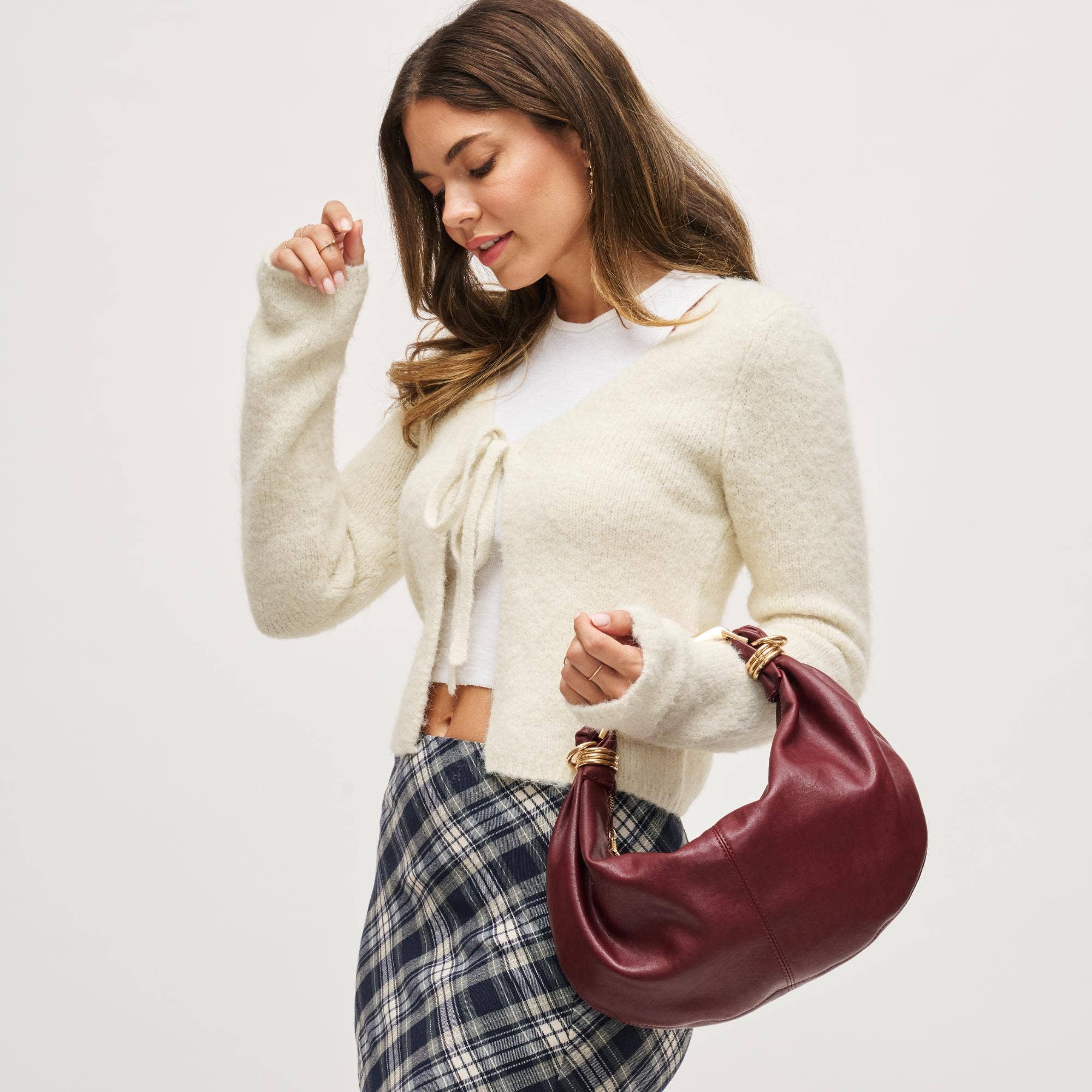 Carrie Crossbody: Wine