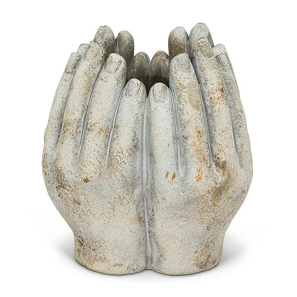 Small Tall Hands Planter - 7"H