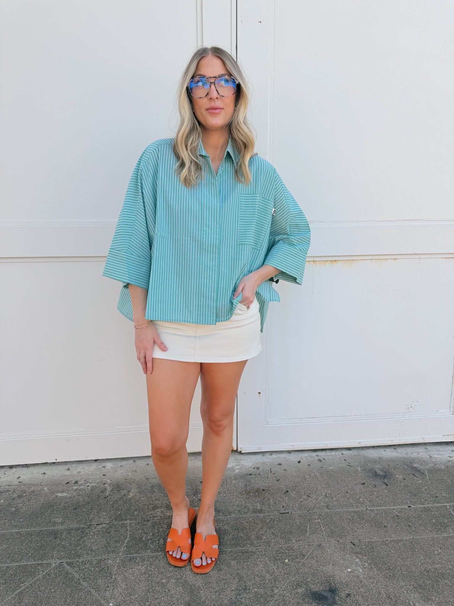 Jiji Marc Shirt in Vert