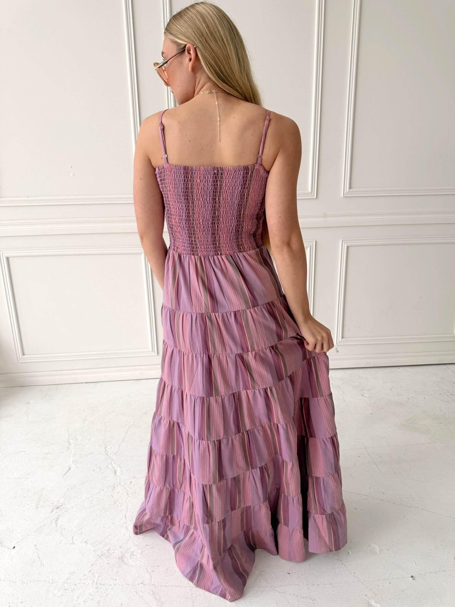 Frnch Lilaea Dress in Lilas