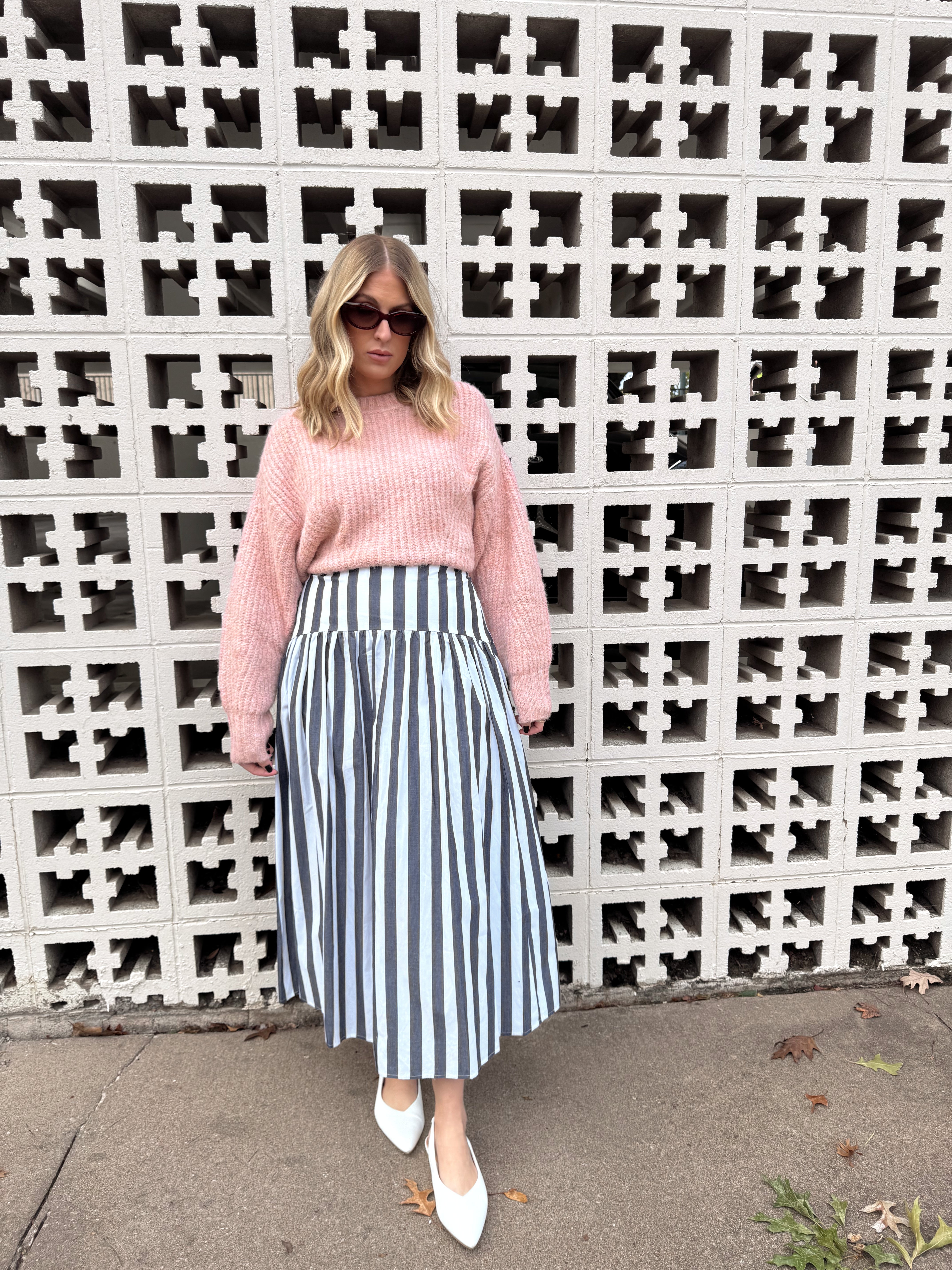 Set Your Sails Midi Skirt