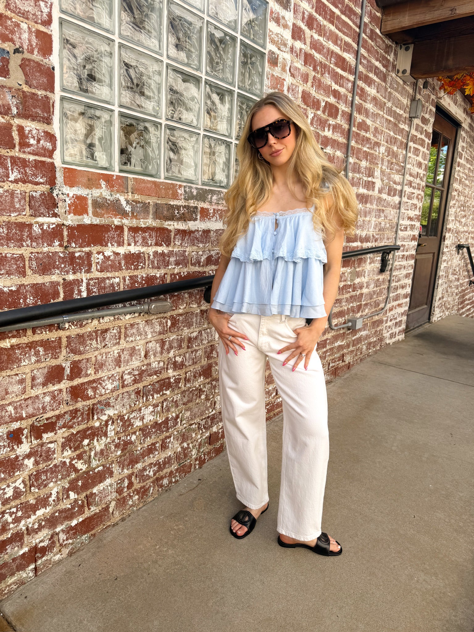 Lindsey Ruffle Tank