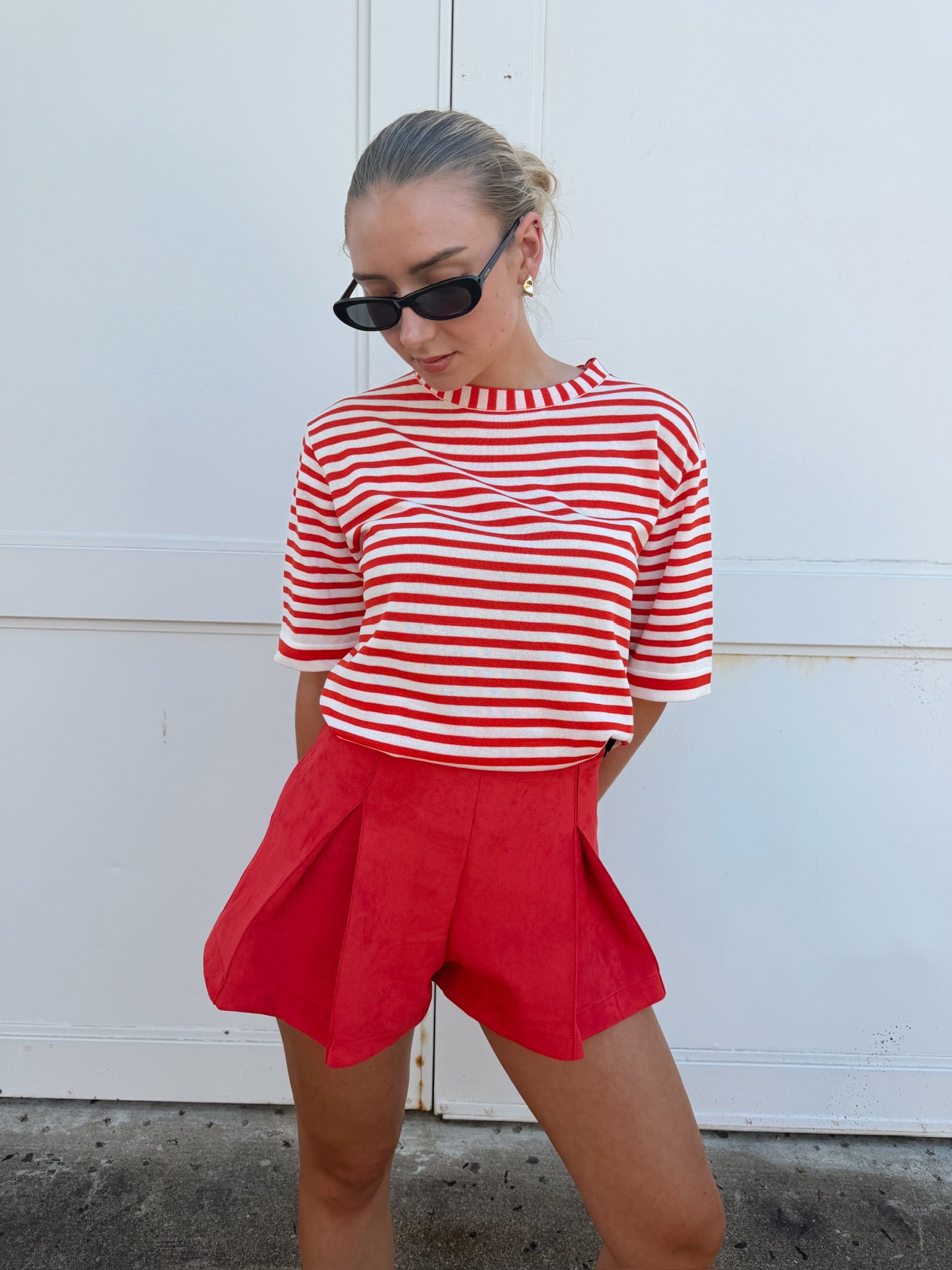 Jiji Wilfried Top in Rouge