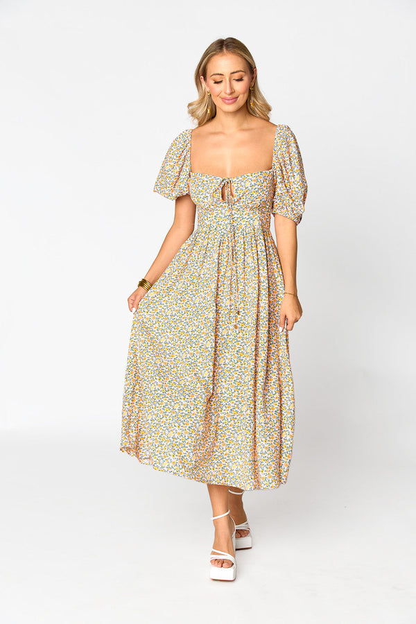 Olsen Midi Dress - Magnolia
