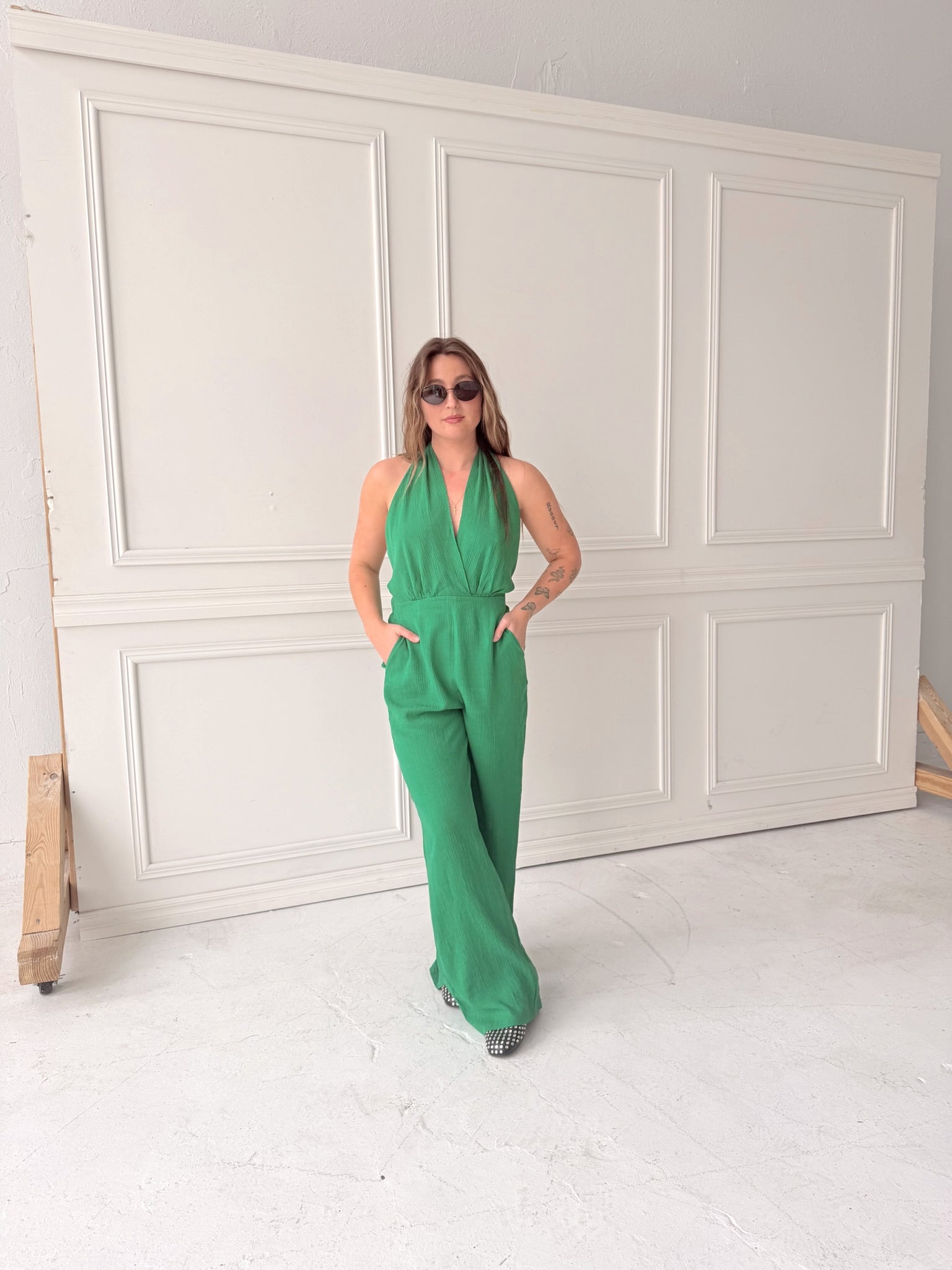 Frnch Milagres Jumpsuit in Vert